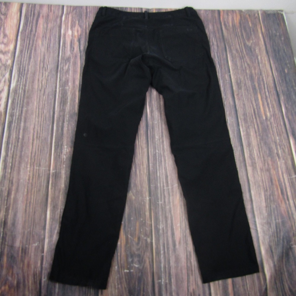 Lululemon Pants Mens 32x32 Black Chino Straight Leg Stretch Casual Workwear